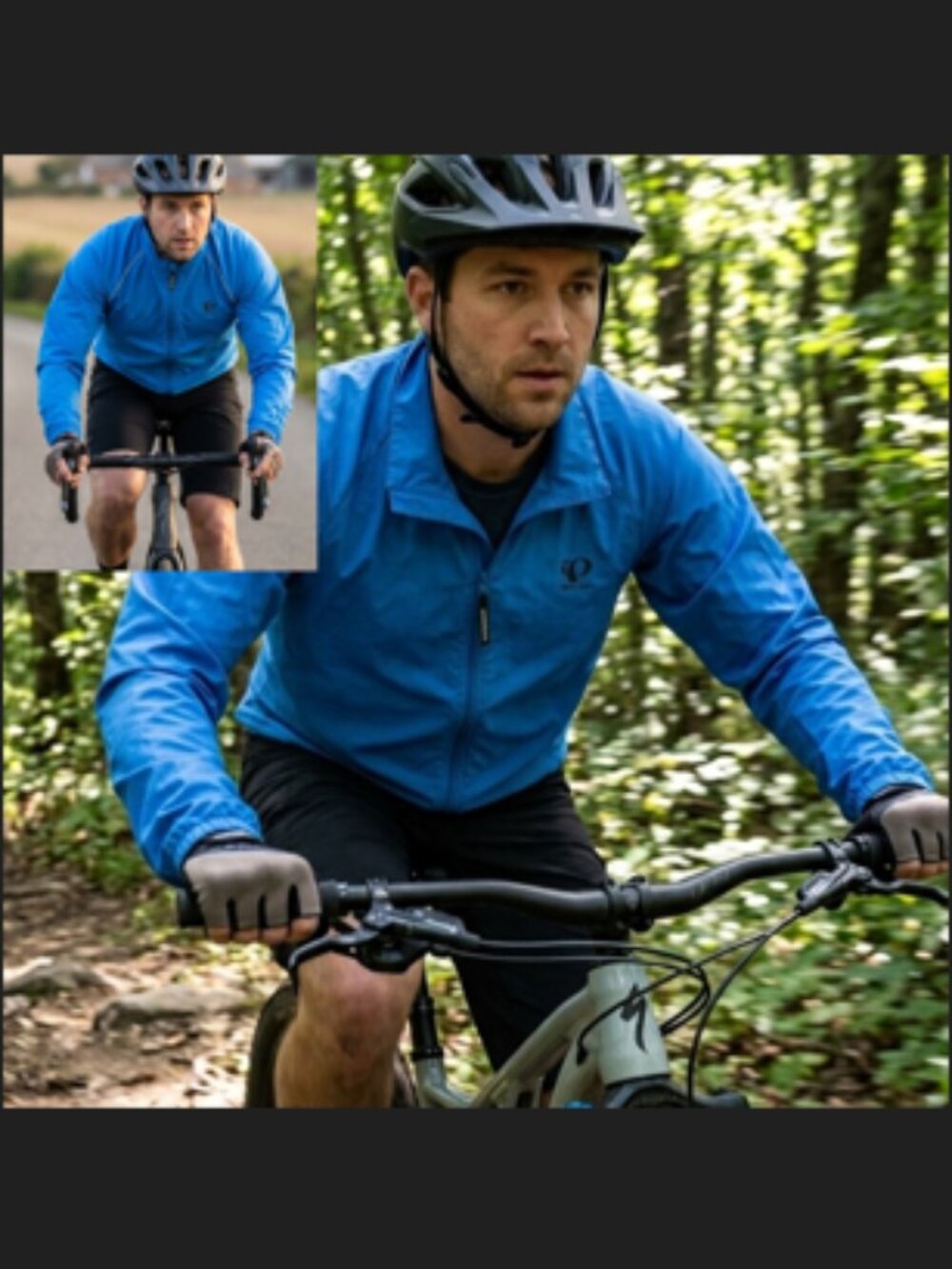Pearl Izumi Zephrr Mens Cycling Jacket XL Blue Cut Specifically for Cycling